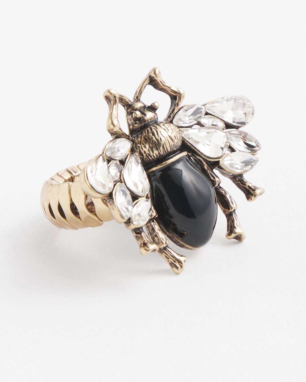 Embellished Bee Ring