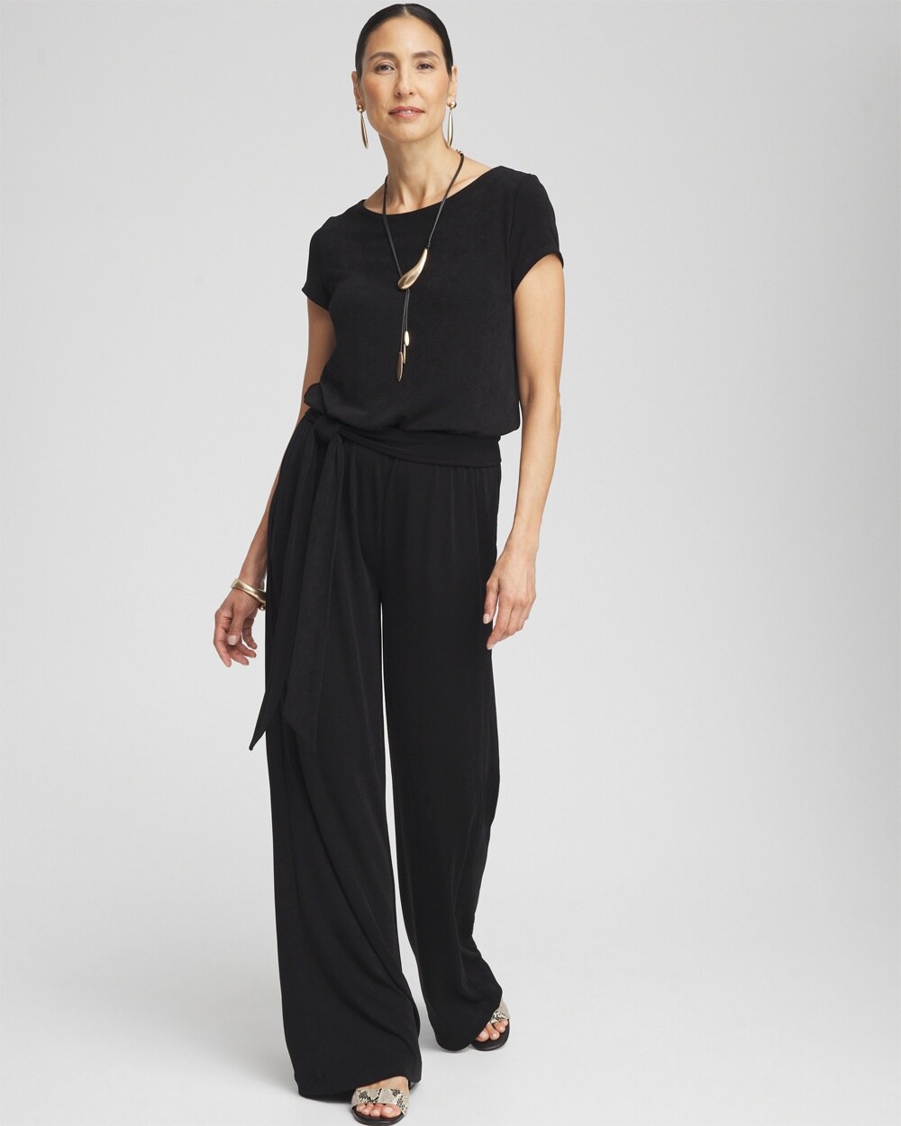 Travelers&#8482; Cap Sleeve Jumpsuit