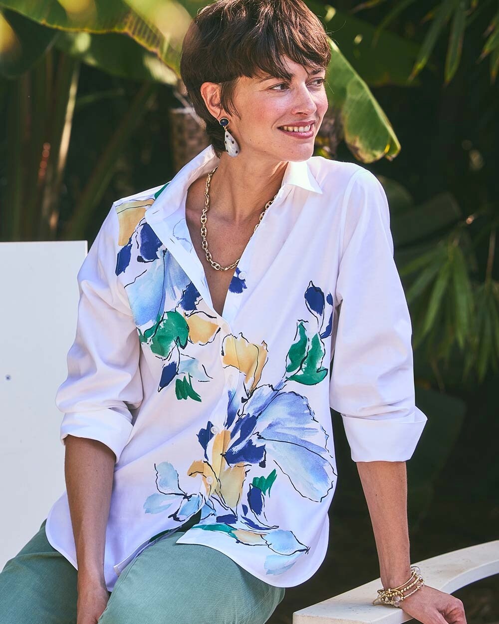 No Iron\u00AE Floral Shirt