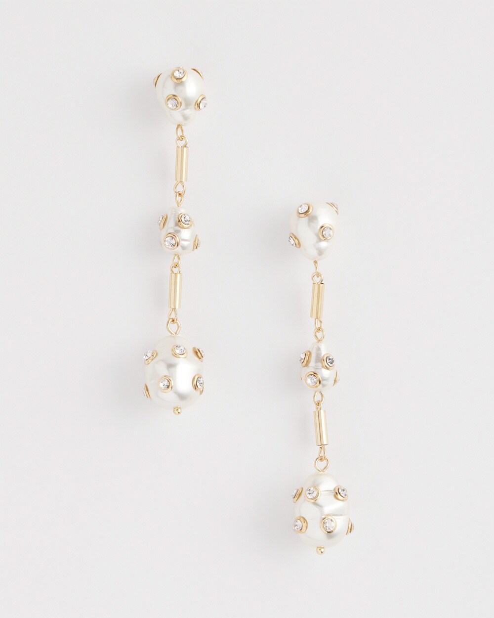 No Droop\u2122 Pearl Drop Earrings