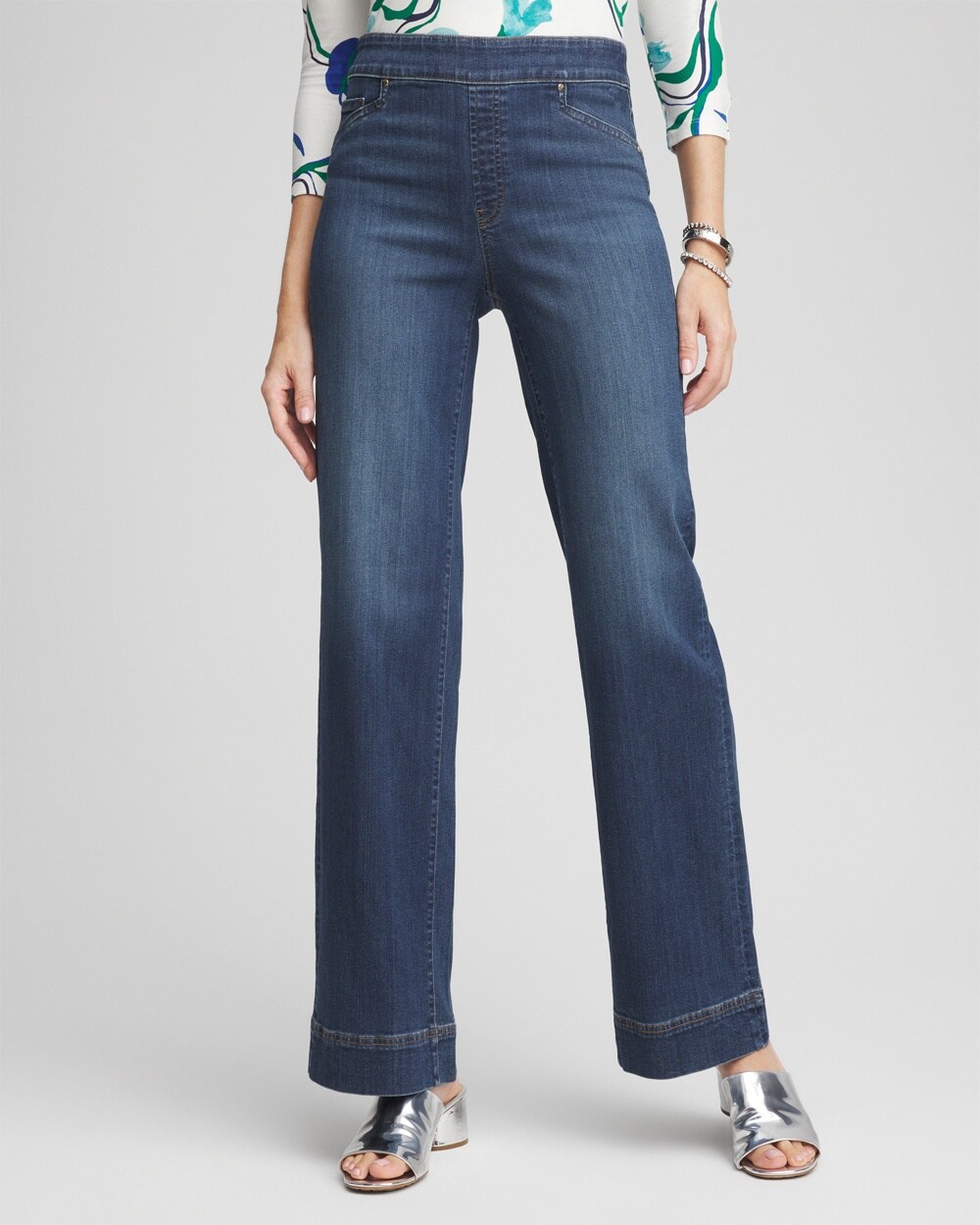 Petite Pull On Utility Jeans