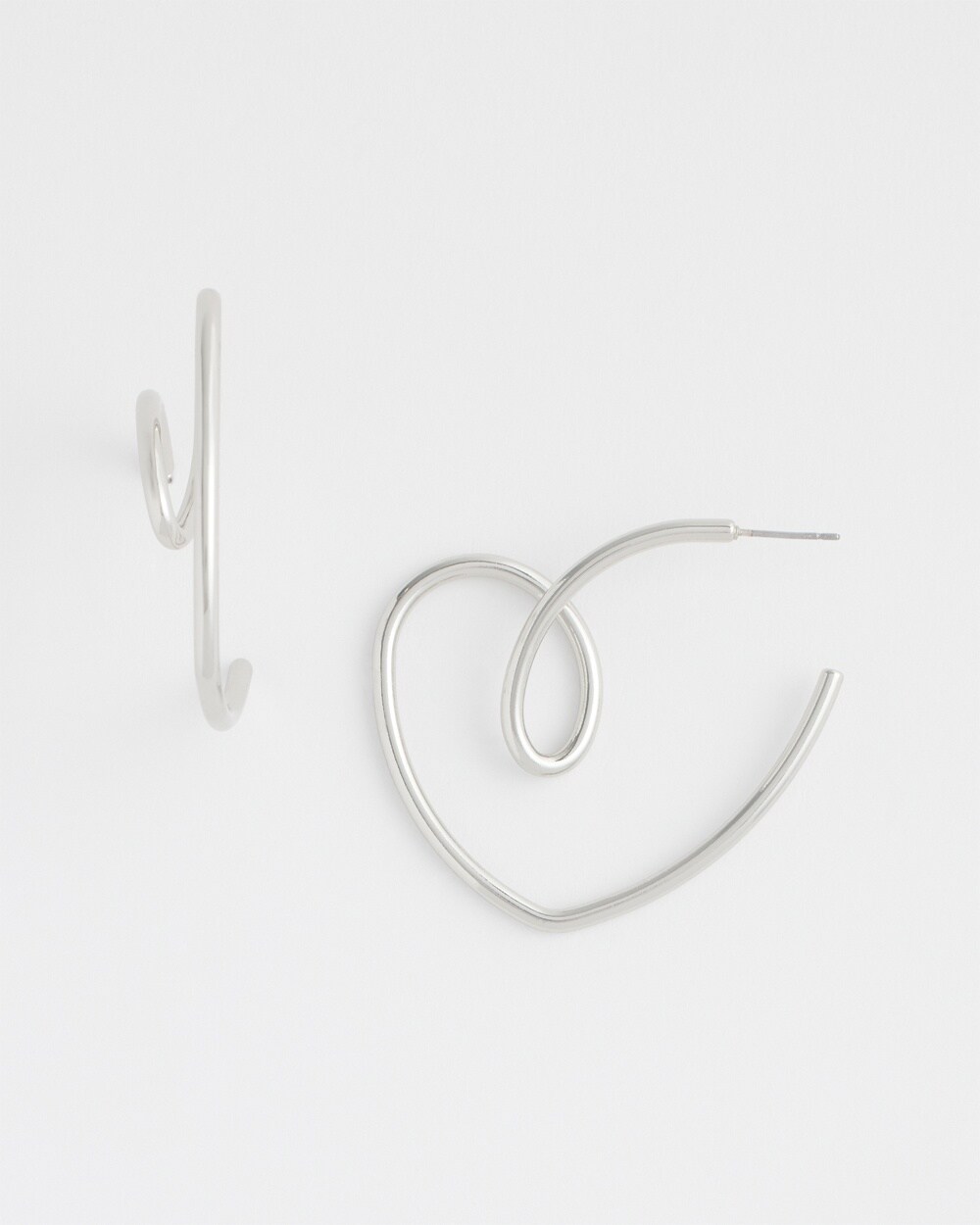 Heart Hoop Earrings