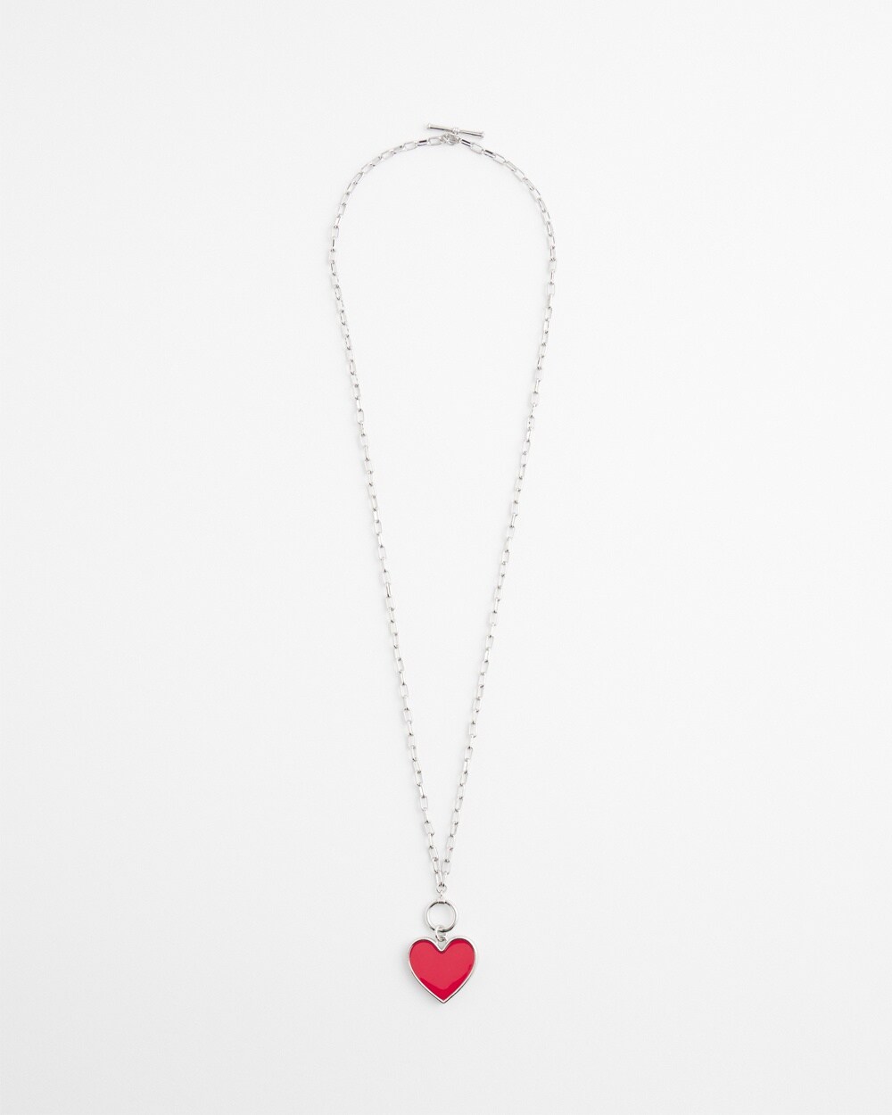 Valentine's Day Red Heart Necklace