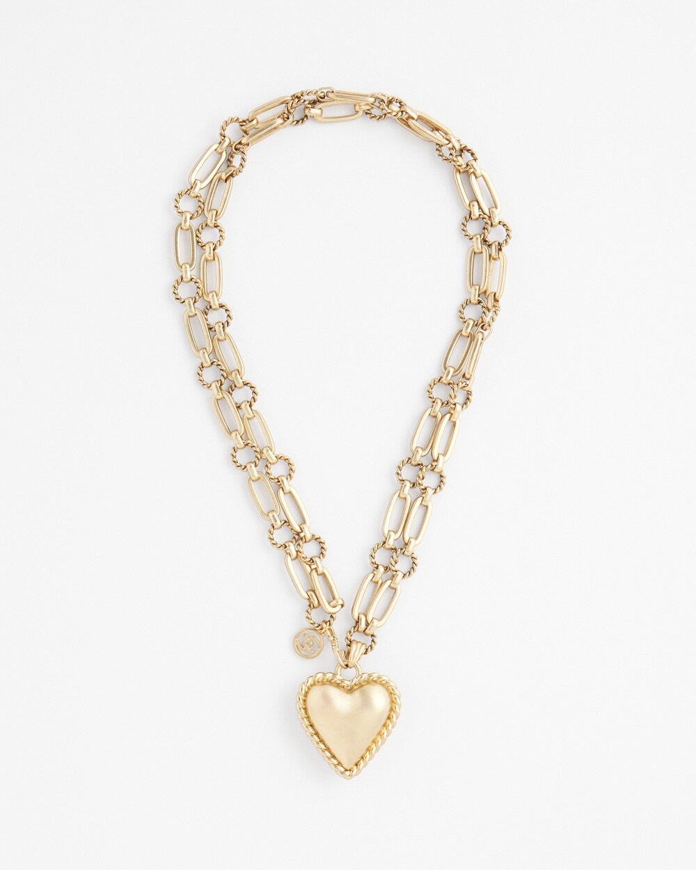 Gold-Tone Heart Necklace