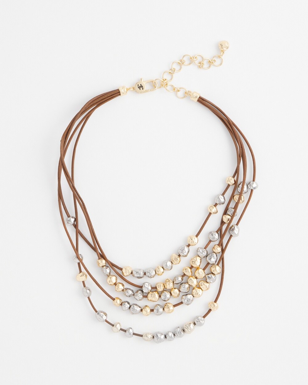 Multi-strand Beaded Bib Necklace