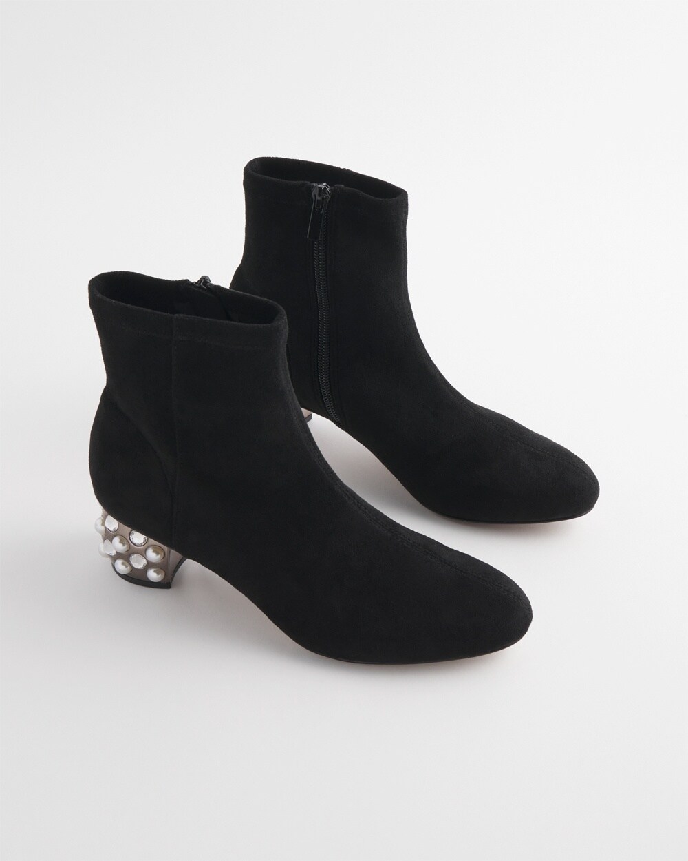 Danika Embellished Vegan Suede Boots