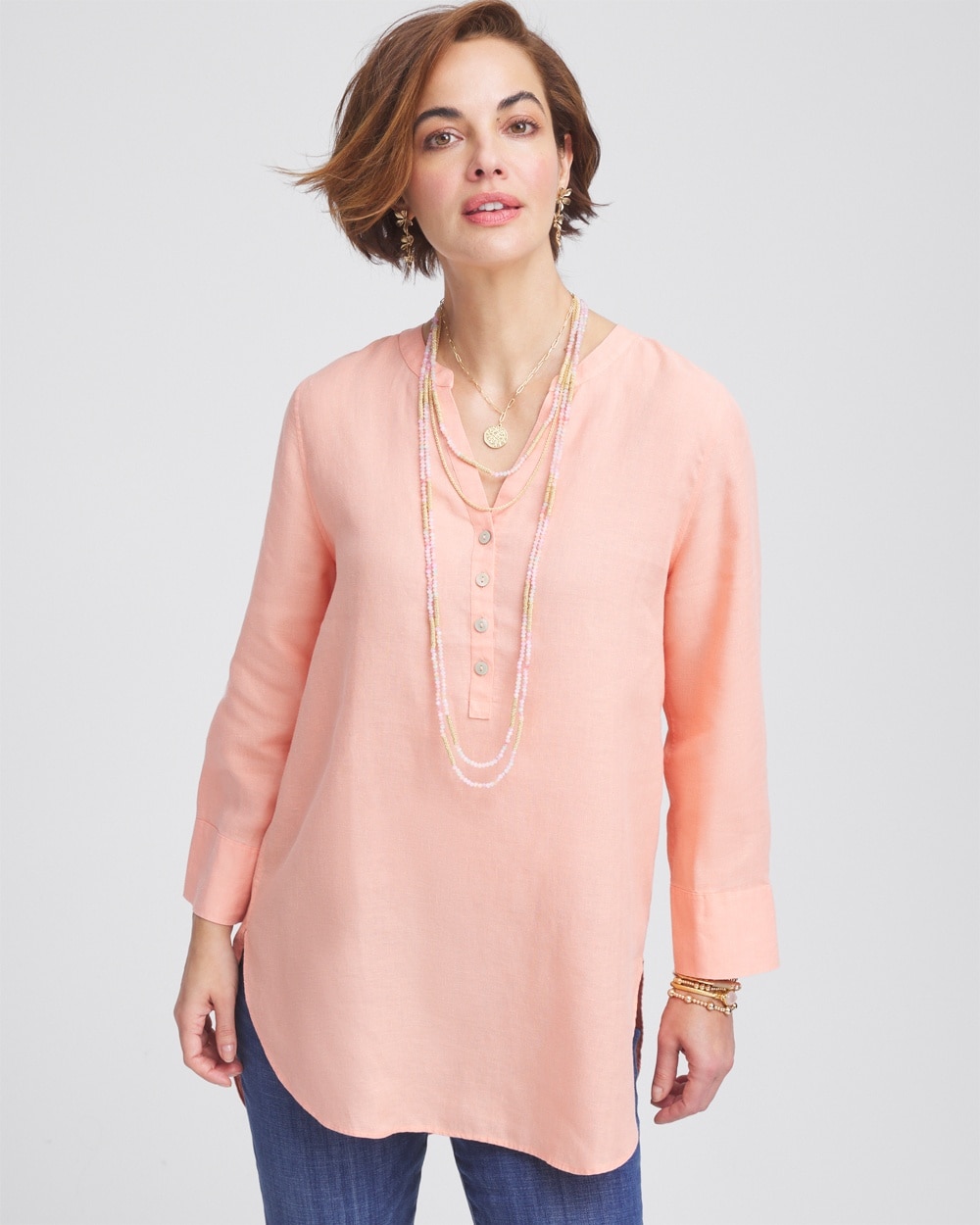 No Iron\u2122 Linen Tunic