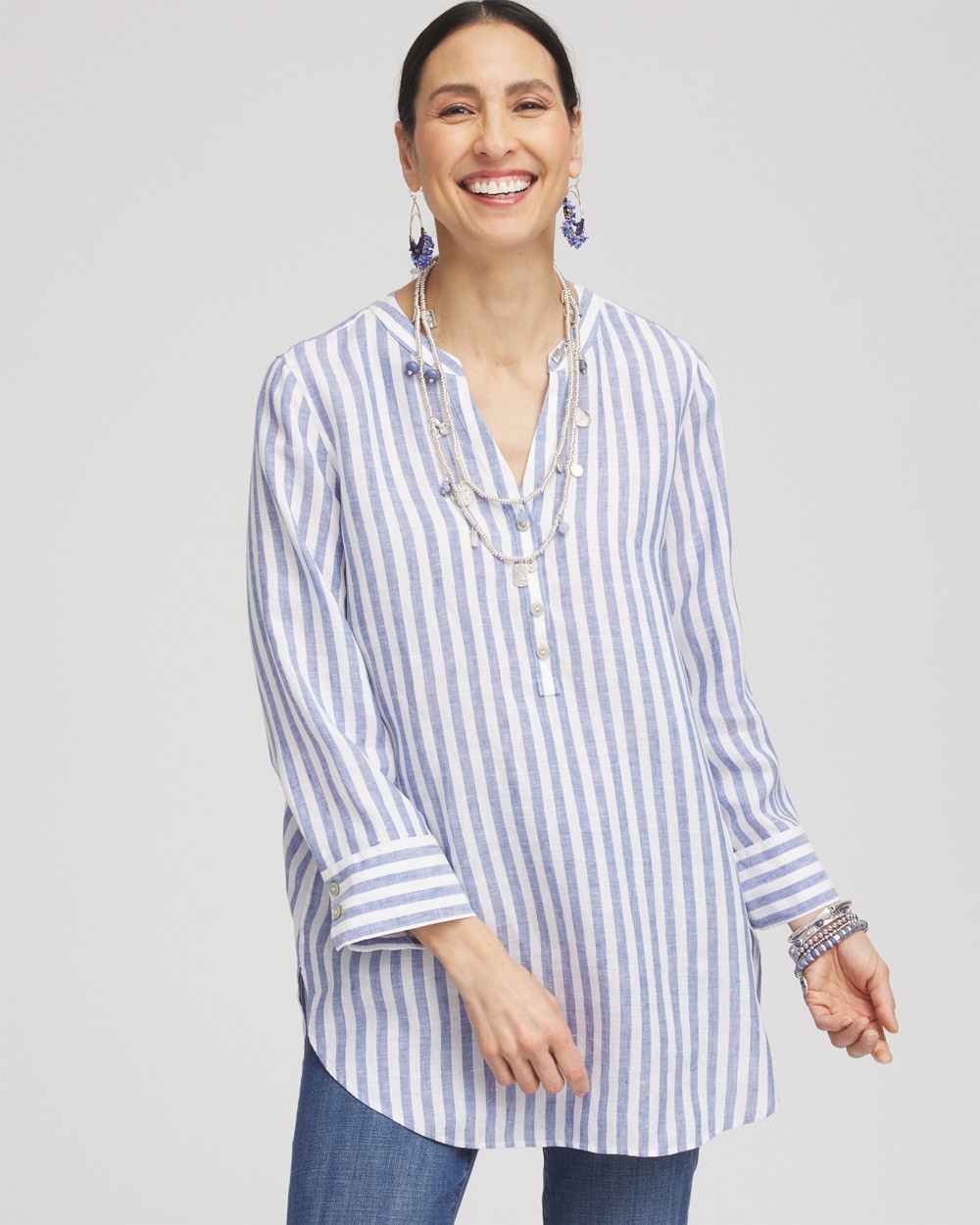 No Iron\u00AE Linen Tunic