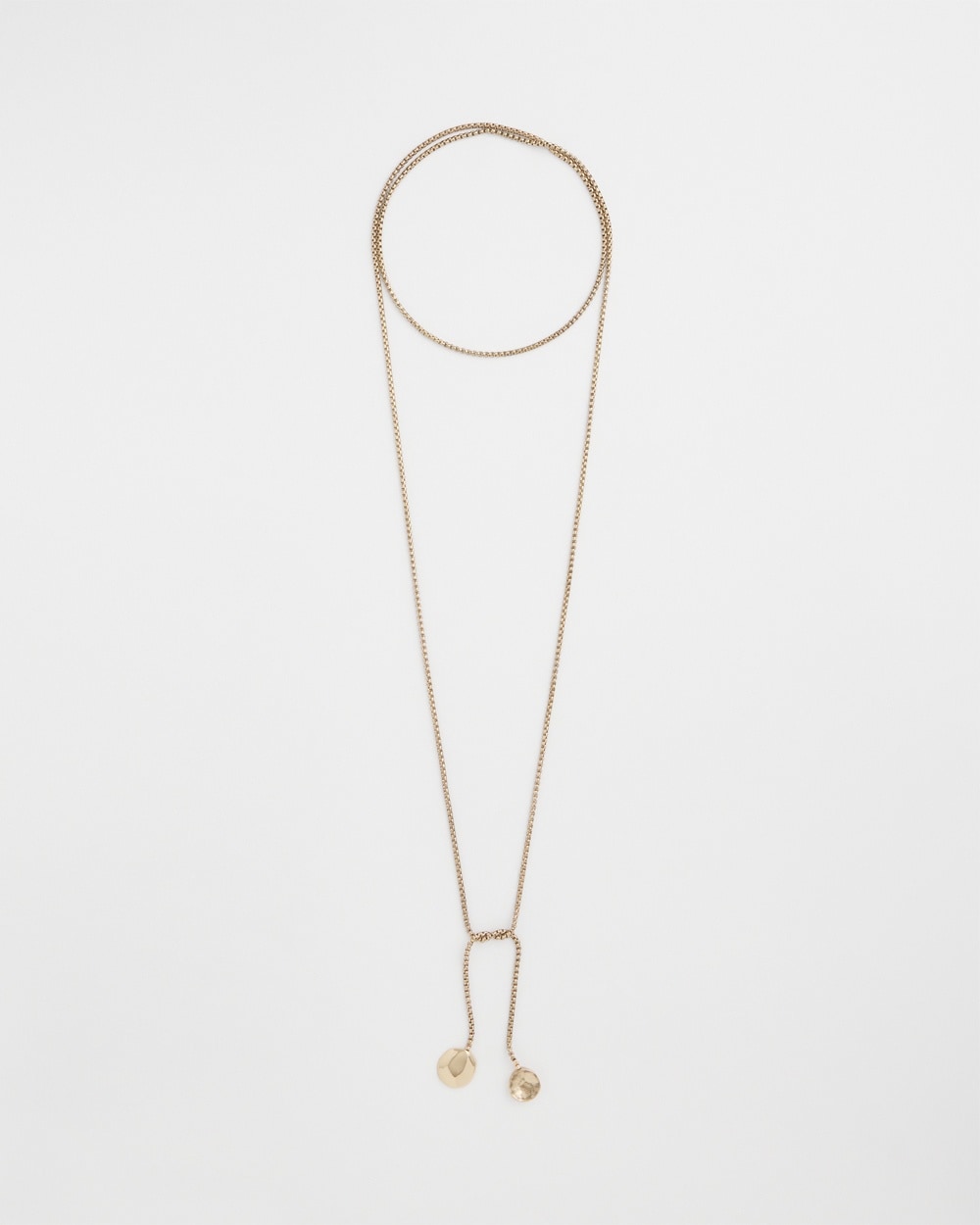 Gold Lariat Necklace