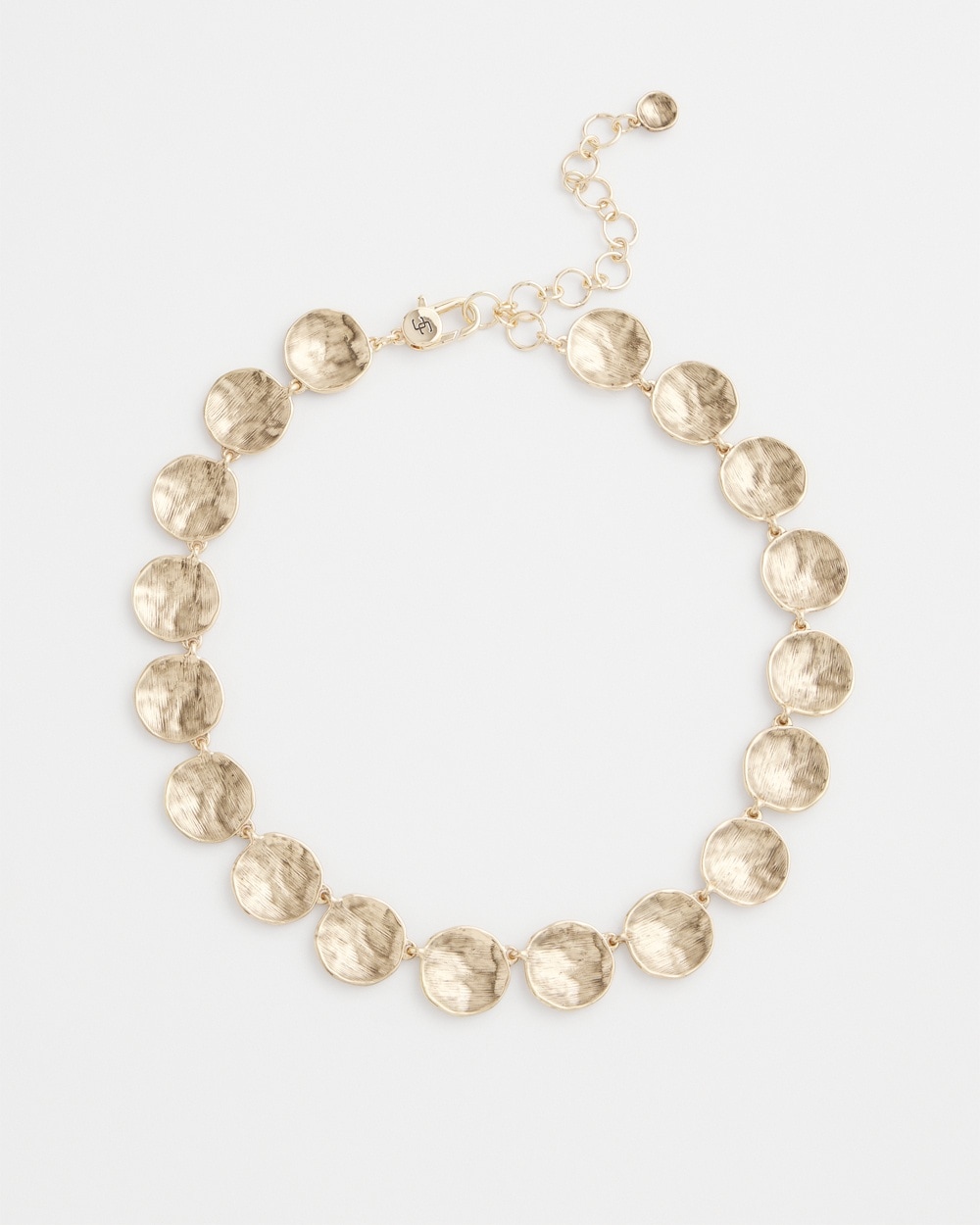 Round Disc Collar Necklace