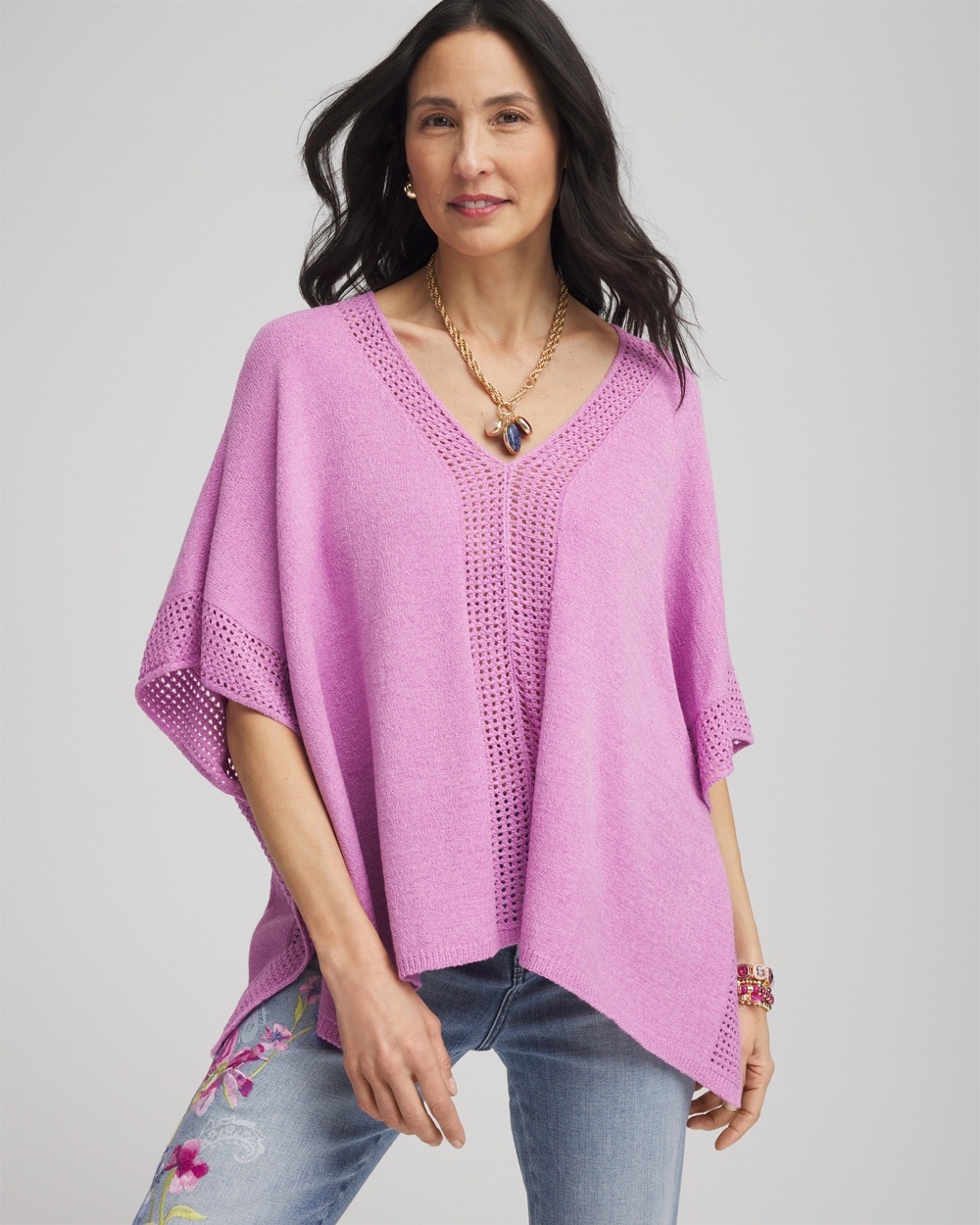 Novelty Stitch Poncho