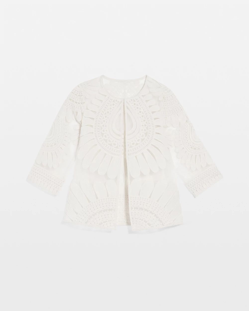Travelers™ Collection Embroidered 3/4 sleeve Jacket