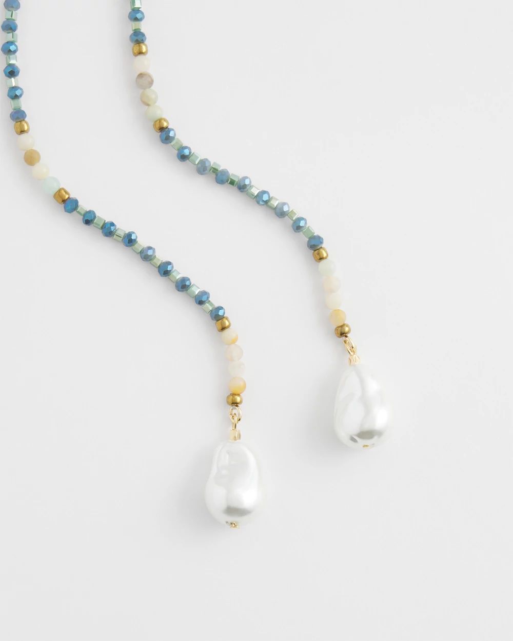 Beaded Lariat Necklace