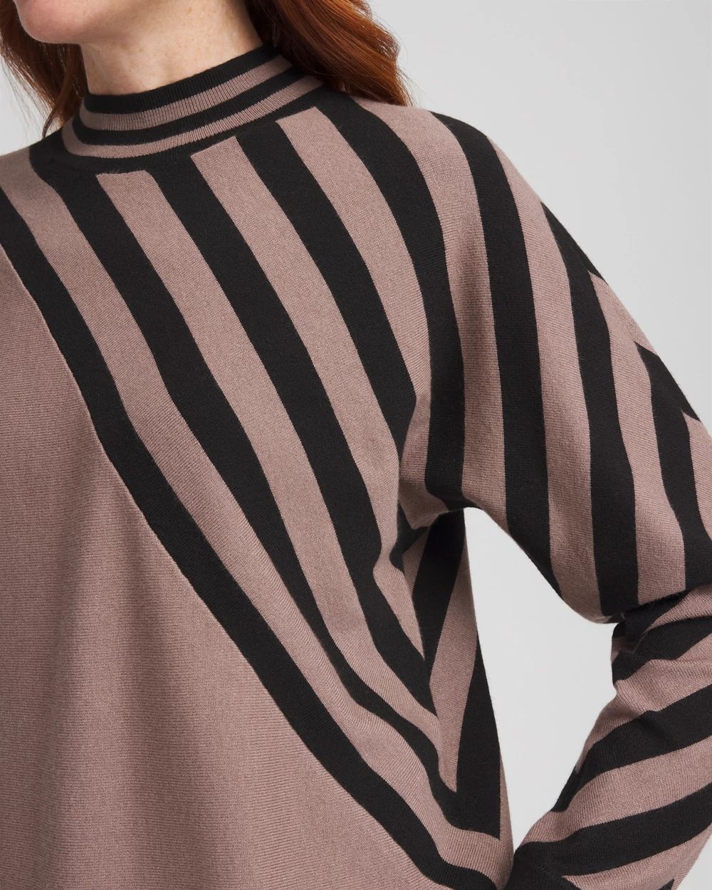 Zenergy® Luxe Cashmere Blend Striped Sweater