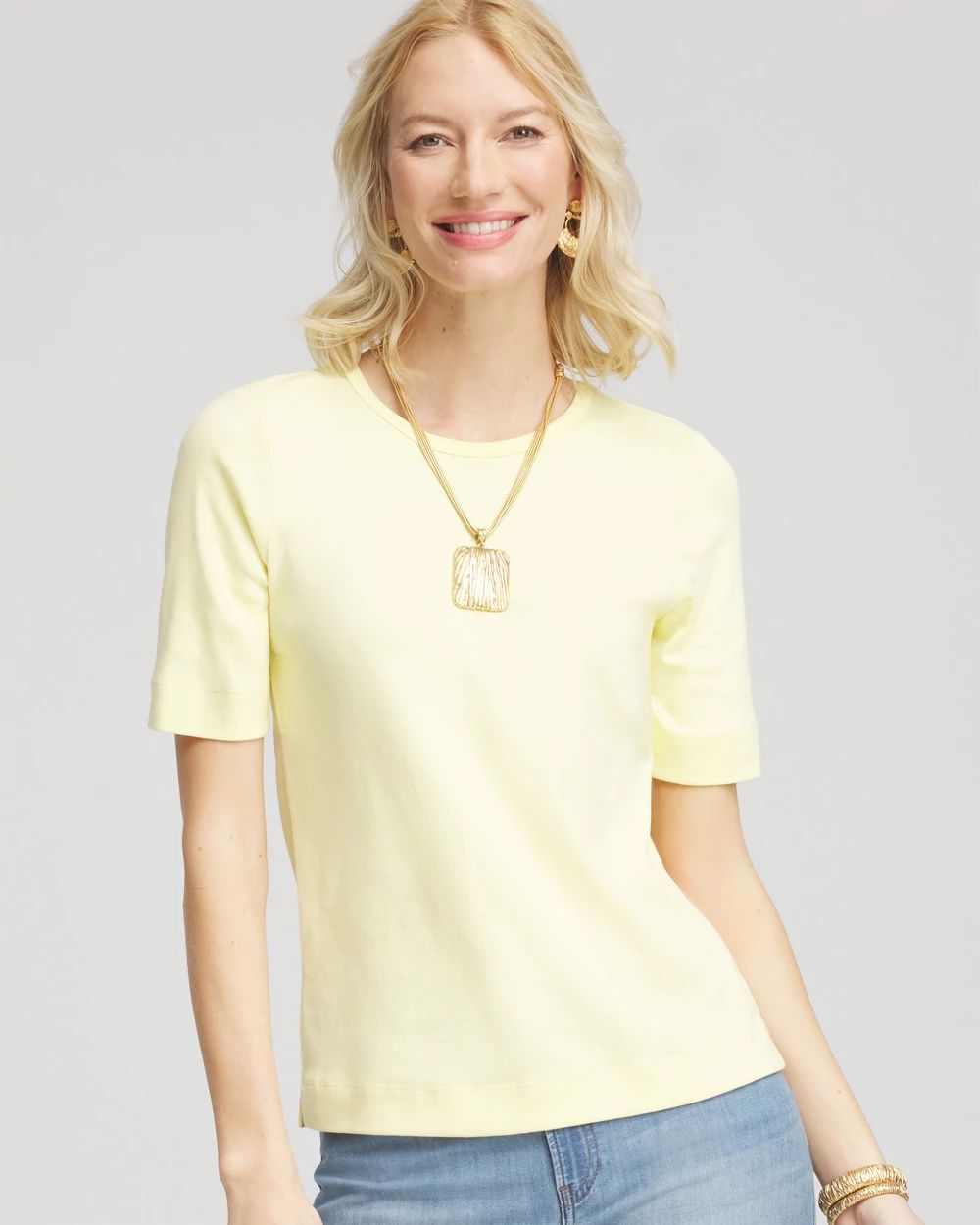 Pima Crewneck Tee