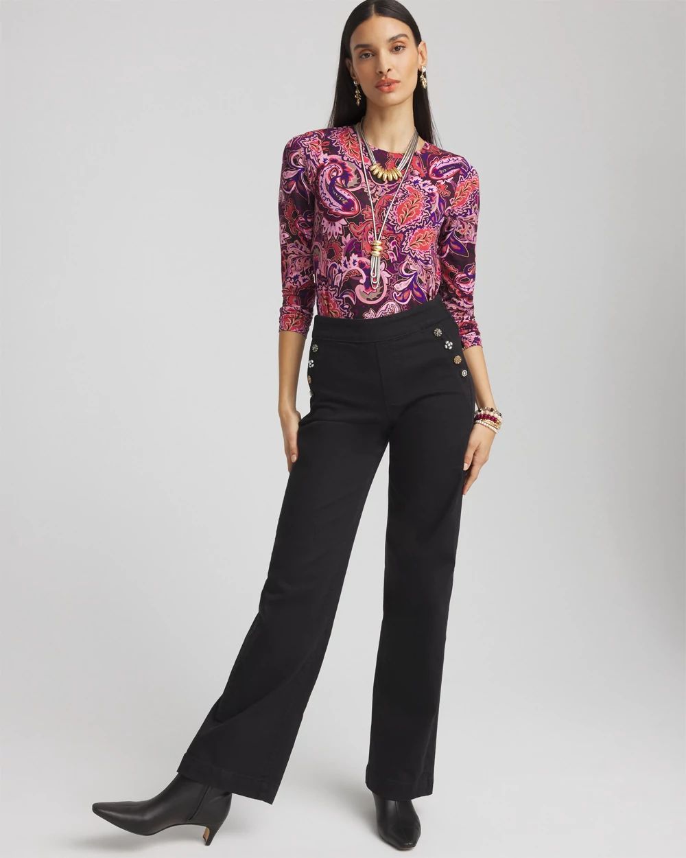Touch of Cool™ Paisley Layering Tee