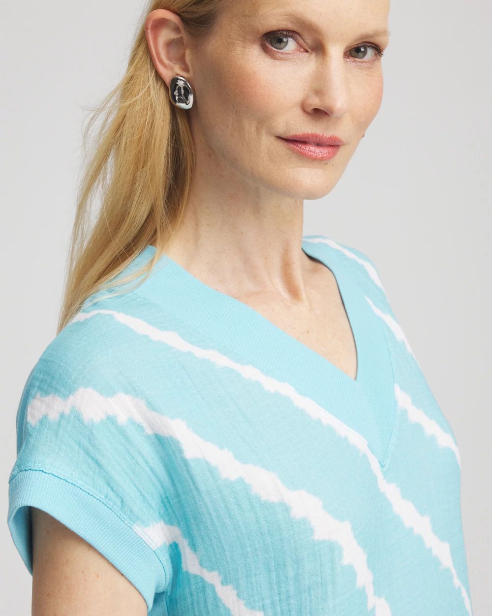Zenergy® Tie-Dye Gauze Top