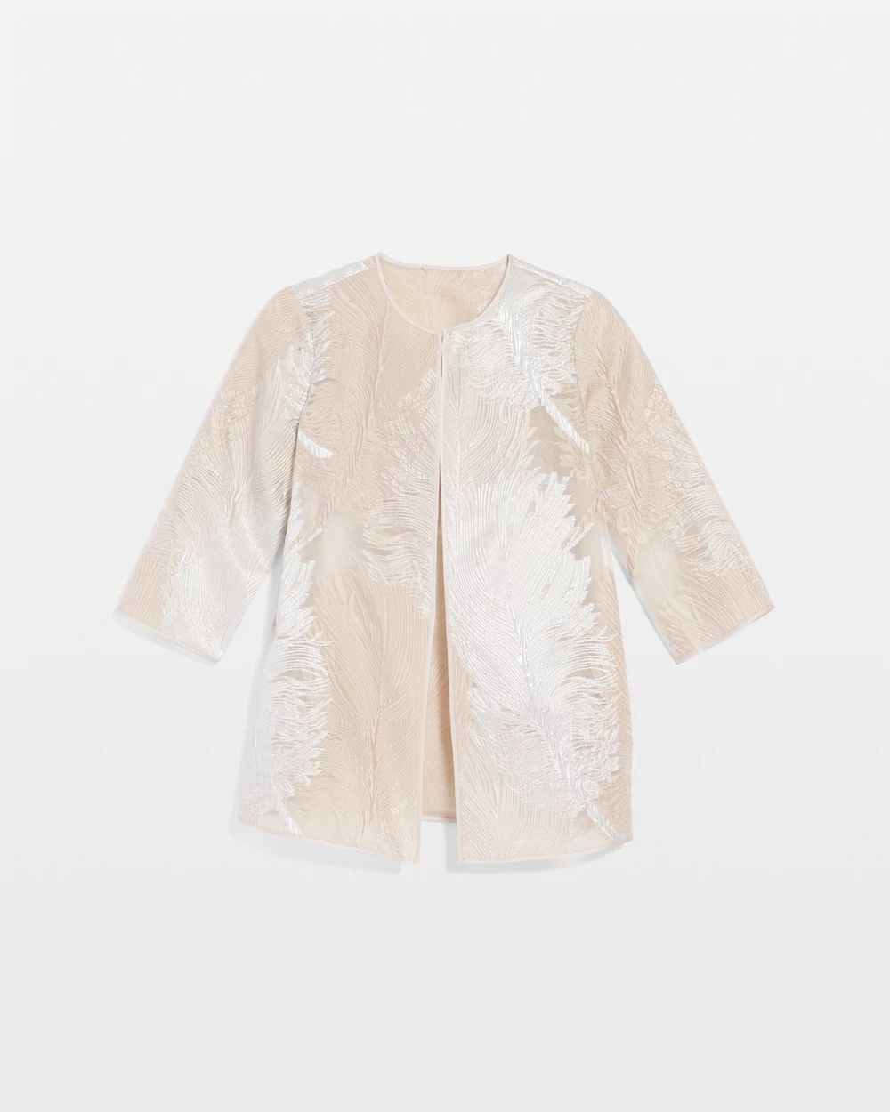 Travelers™ Collection Metallic 3/4 sleeve Jacket