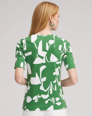 Abstract Everyday Elbow Sleeve Tee