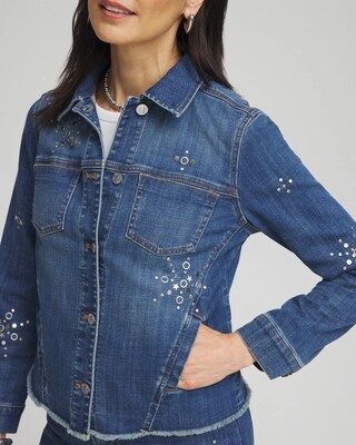 Americana Fireworks Denim Jacket