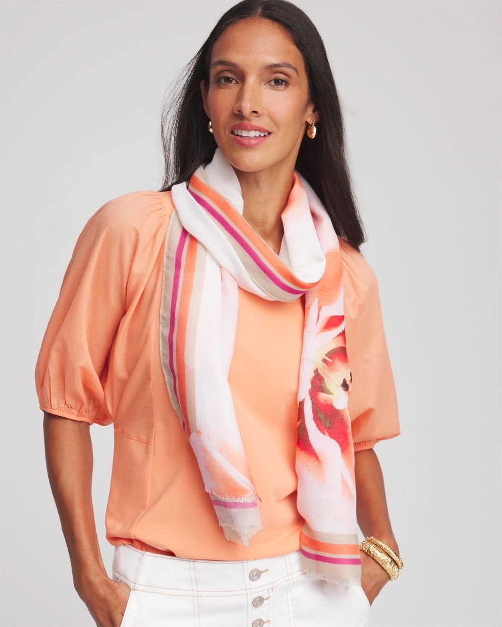 Tropical Oblong Scarf