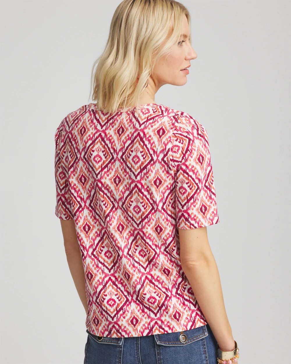 Ikat Slub Short Sleeve Tee