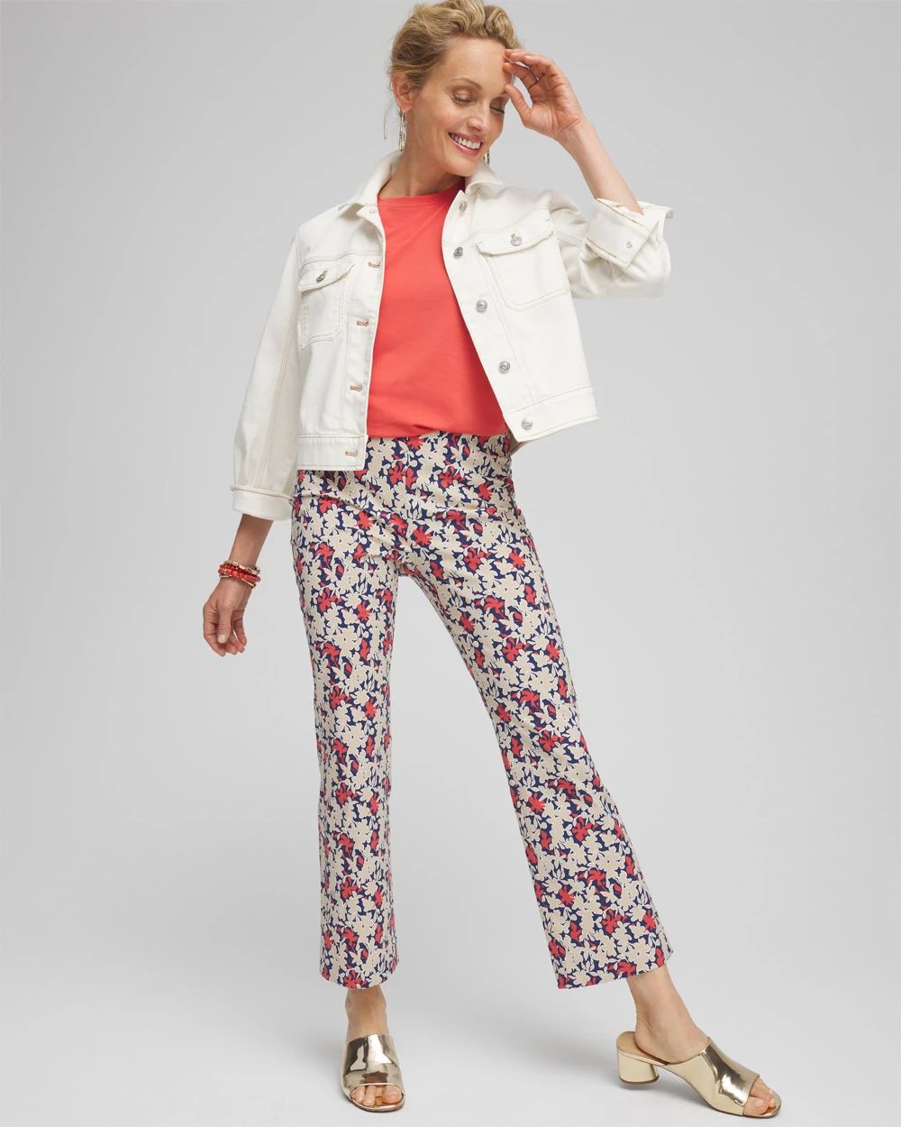 Juliet Floral Kick Flare Pants