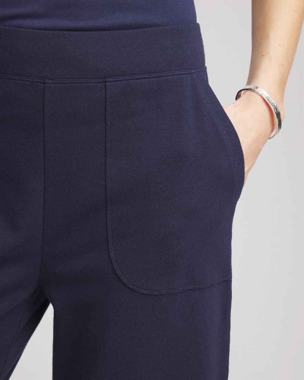 Zenergy® French Terry Gauze Cropped Pants