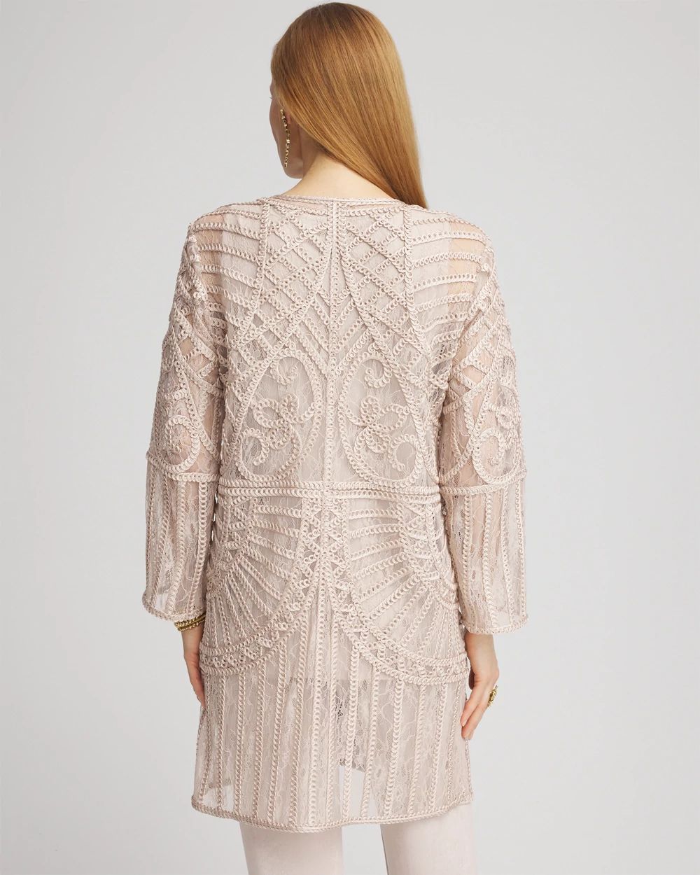 Travelers™ Collection Embroidered Lace  Jacket
