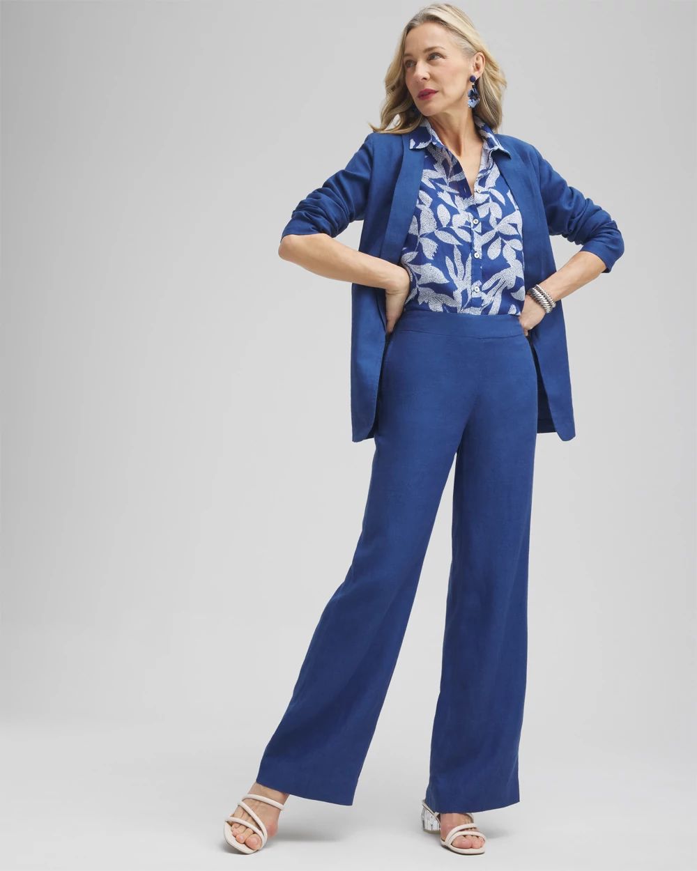 Linen Trouser Flare Pants