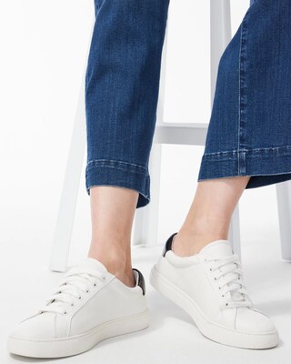 White Leather Sneakers
