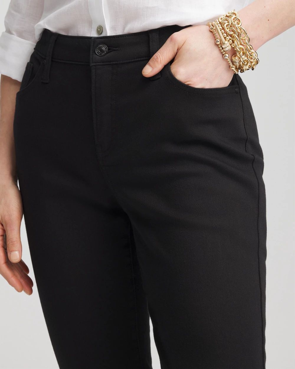 So Slimming Girlfriend Ankle Jeans