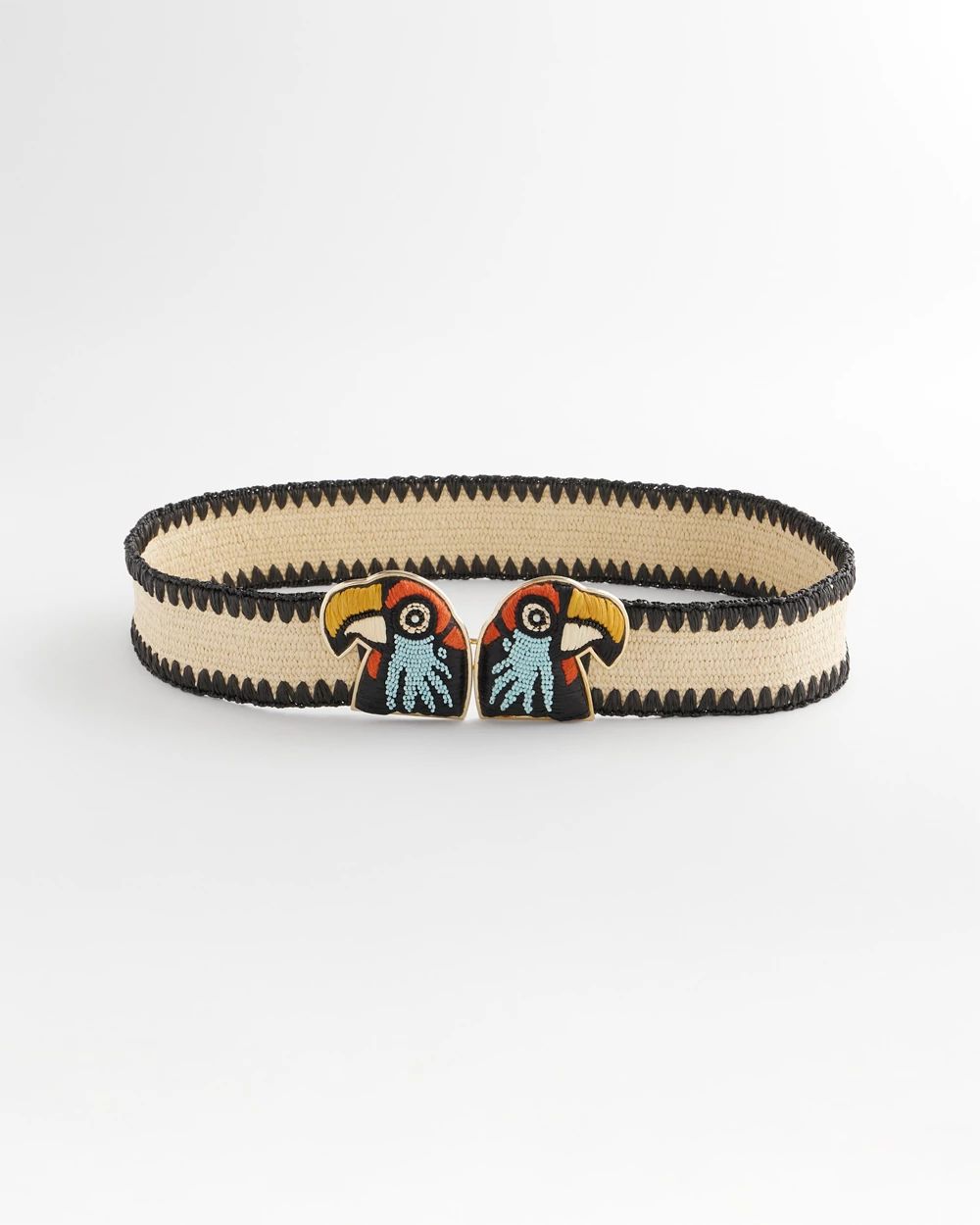 Tropical Parrot Stretch Belt