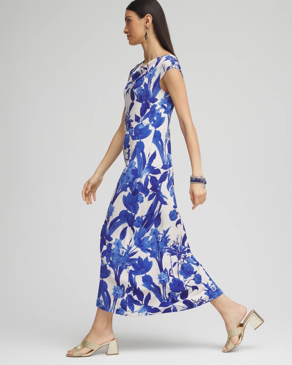 Travelers™ Cowl Neck Maxi Dress