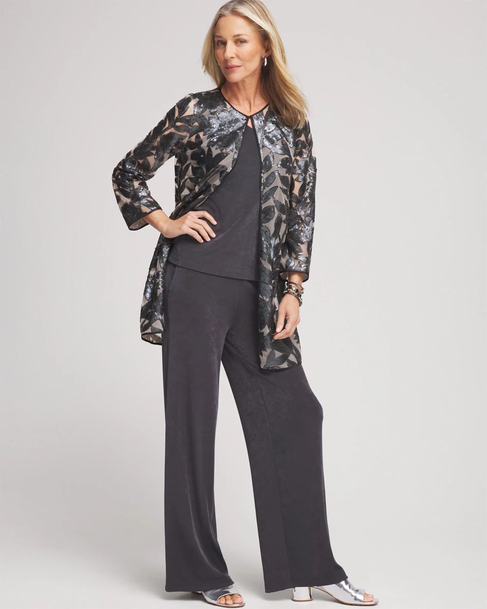 Travelers™ Collection Lace Sequin Jacket