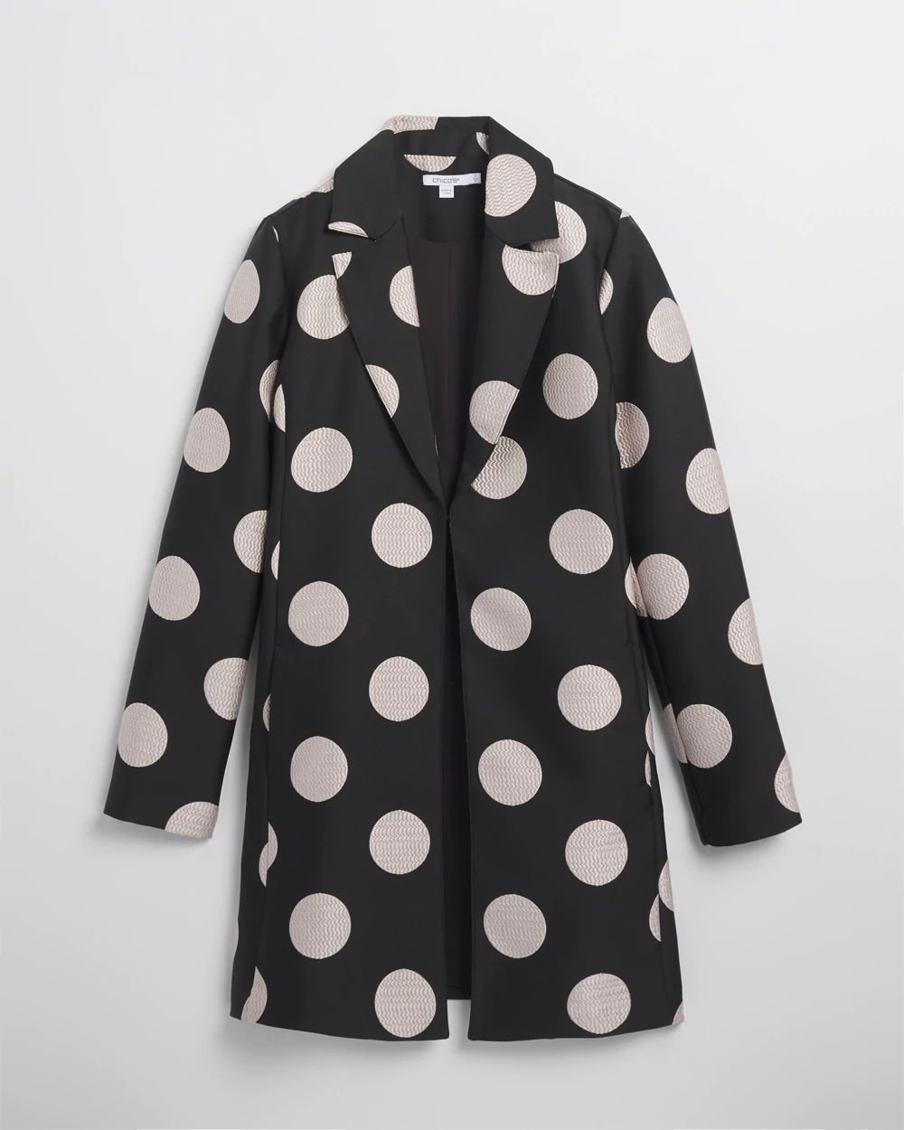 Polka Dot Jacquard Topper