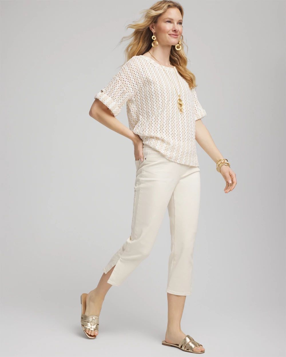 19 Pull-on Capri Jeans