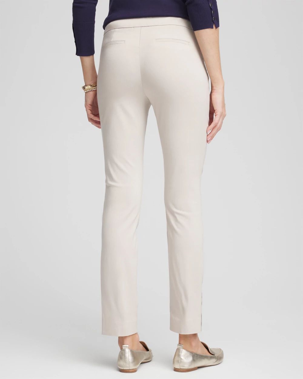 Brigitte™ Pull-On Slim Rivet Ankle Pants