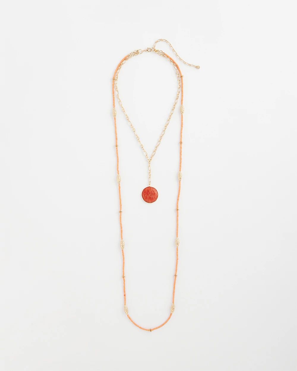 Convertible Beaded Pendant Necklace