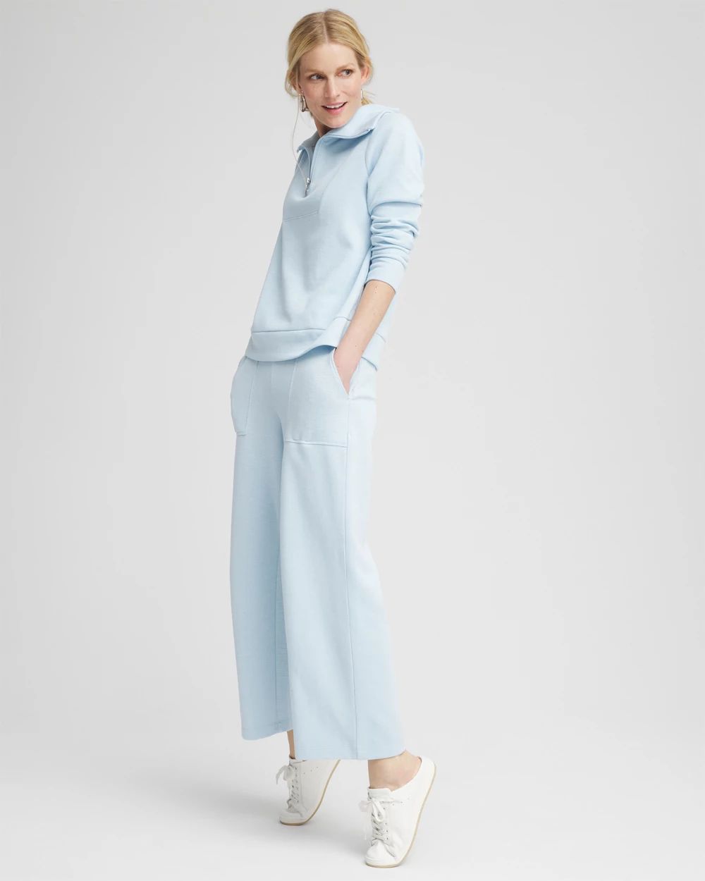 Zenergy® Beach Slub Cropped Pants