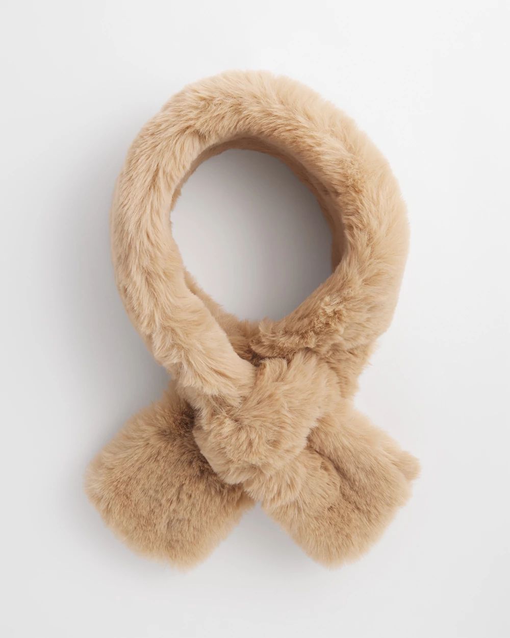 Faux Fur Pull-through Scarf