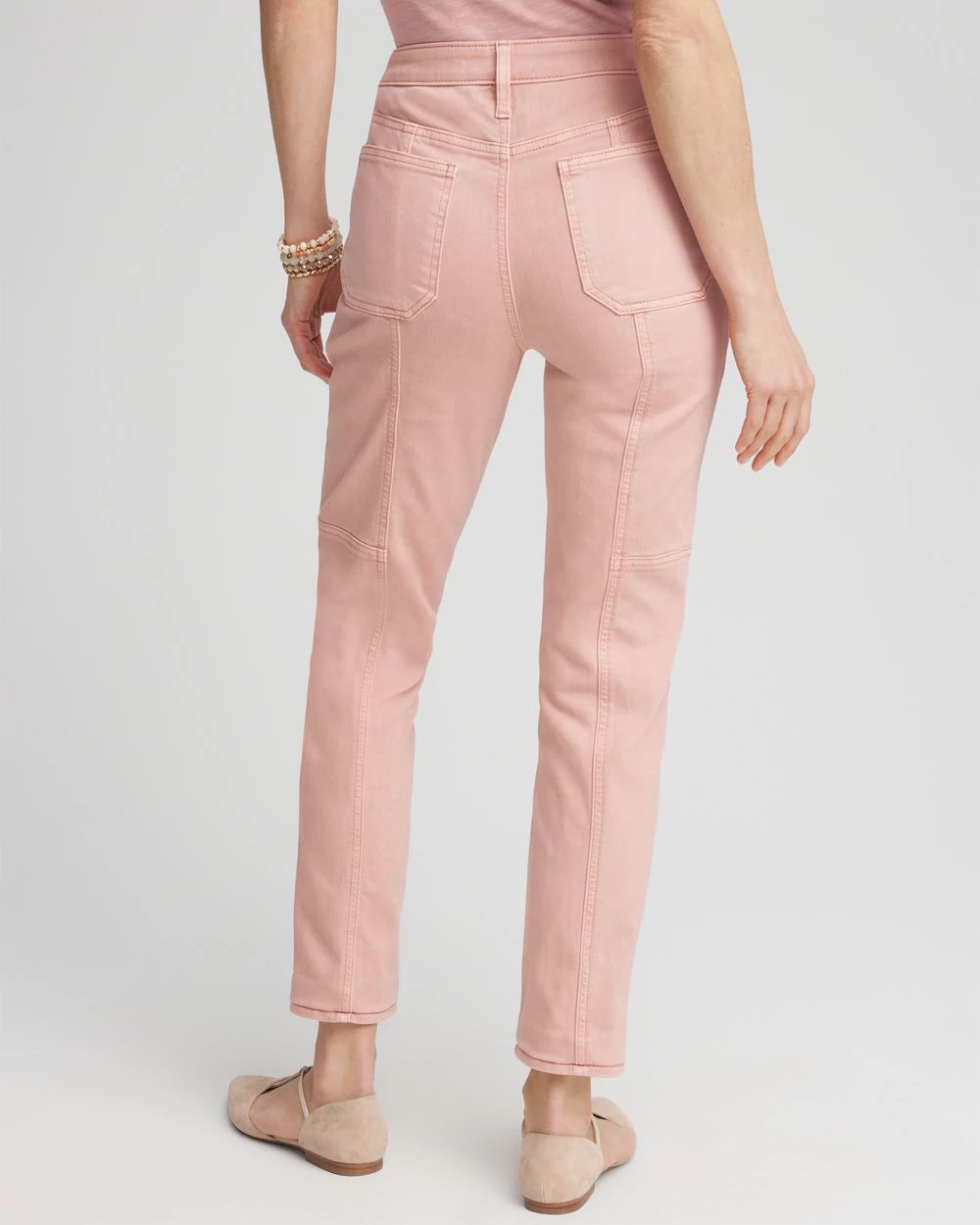 Girlfriend Ankle Utility Jeans