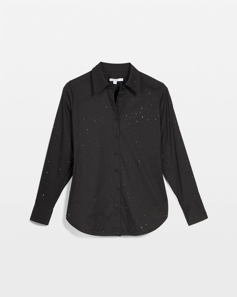 Sparkle Embellished Poplin Shirt
