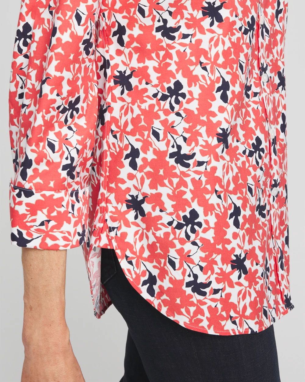 No Iron™ Warm Floral Shirt