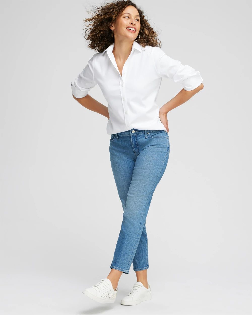 Girlfriend Cropped Jeans