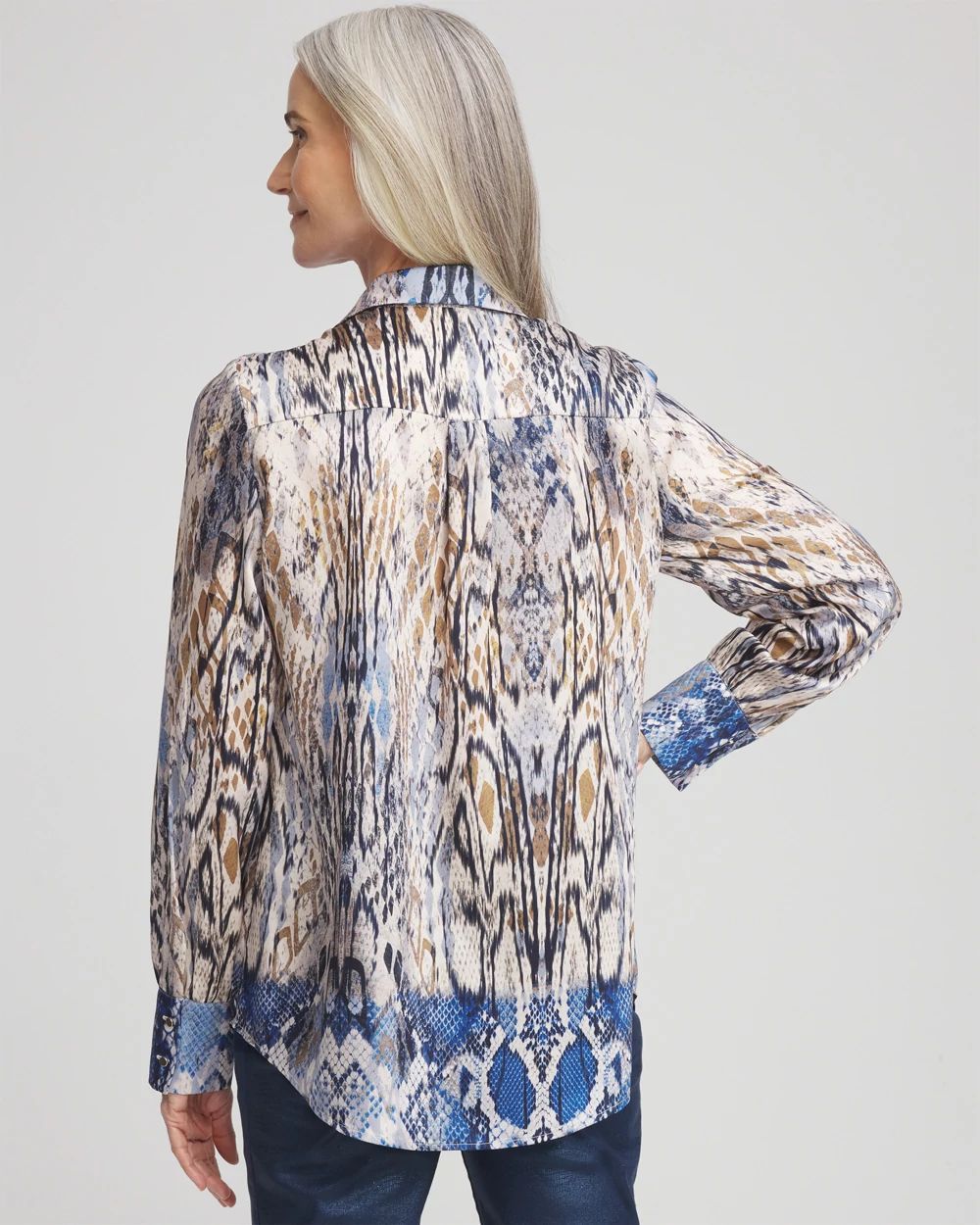 Ombre Snake Print Tunic
