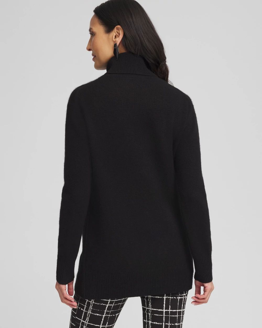 Cashmere Turtleneck Sweater Tunic