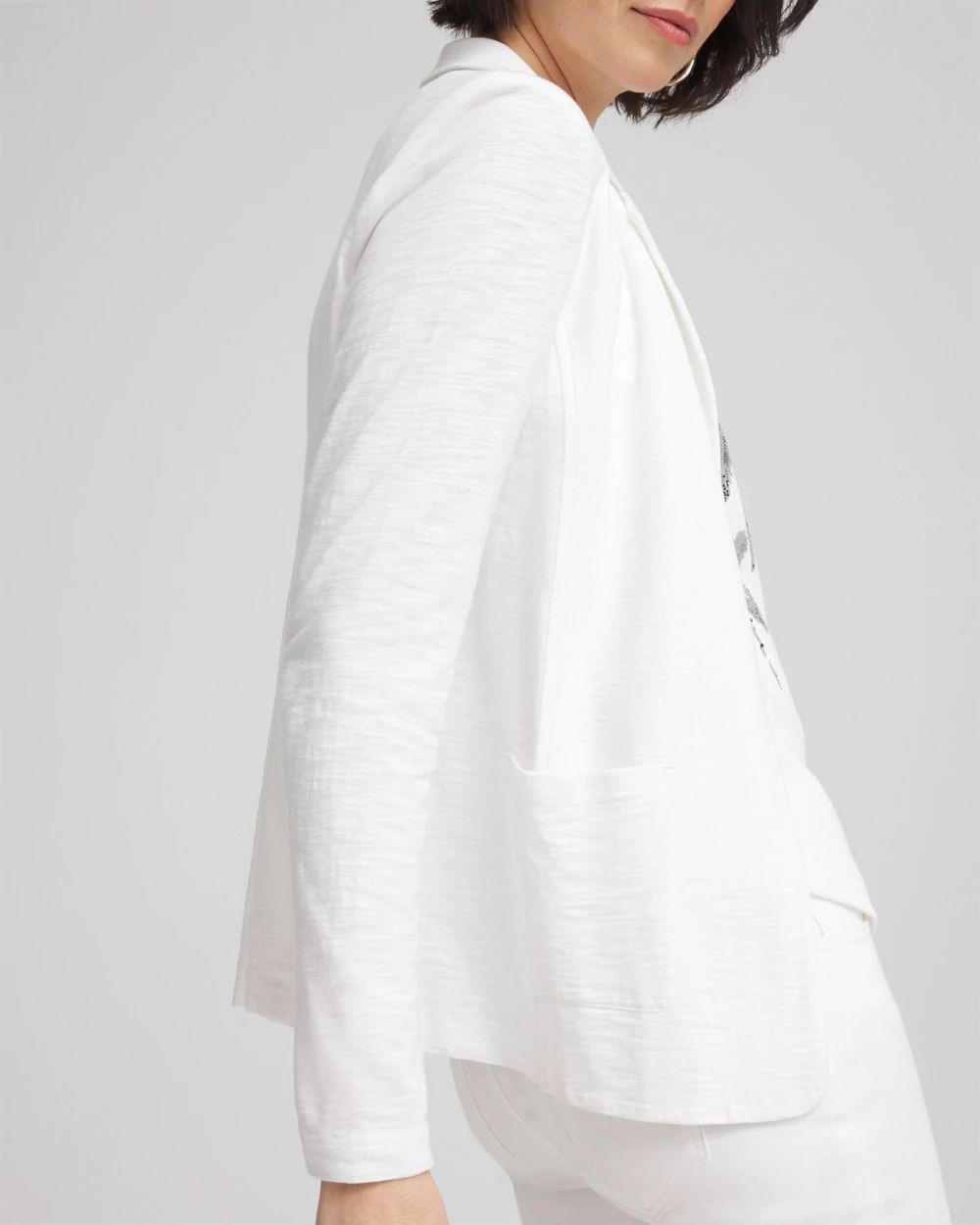 Slub Knit Blazer