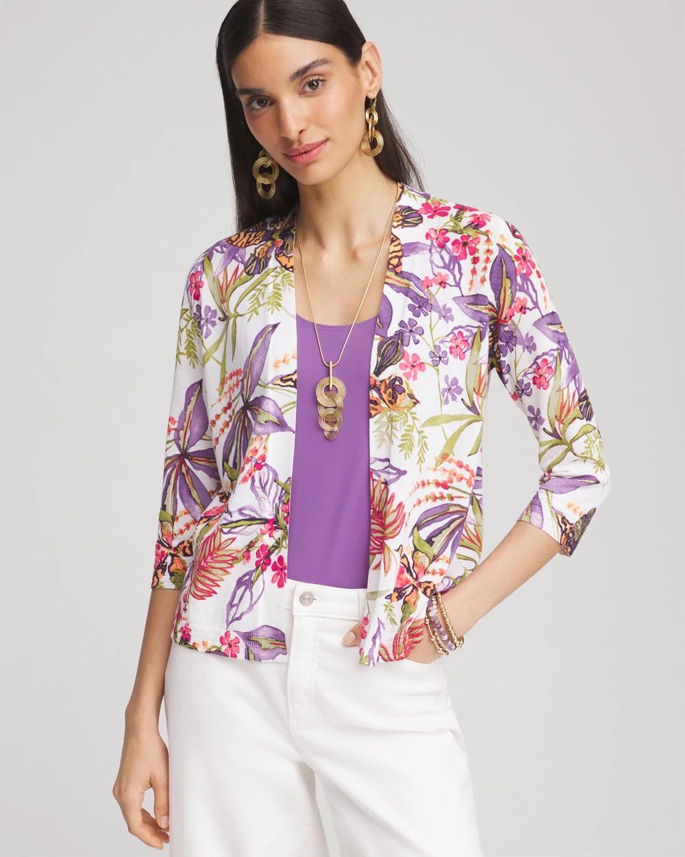 Summer Romance Tropical Cardigan
