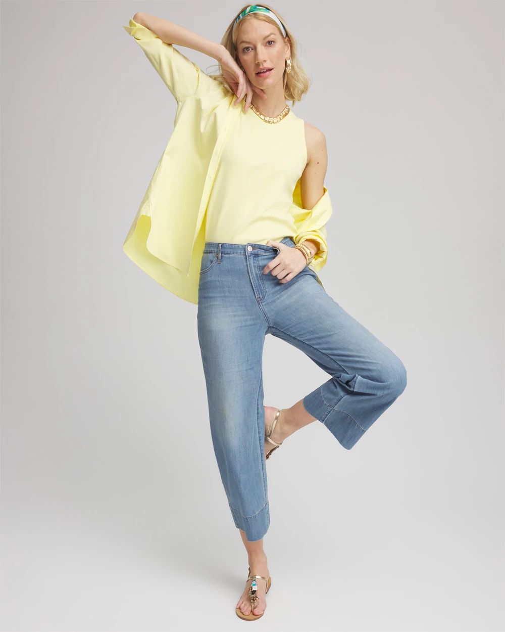 No Iron™ 3/4 Sleeve Stretch Shirt